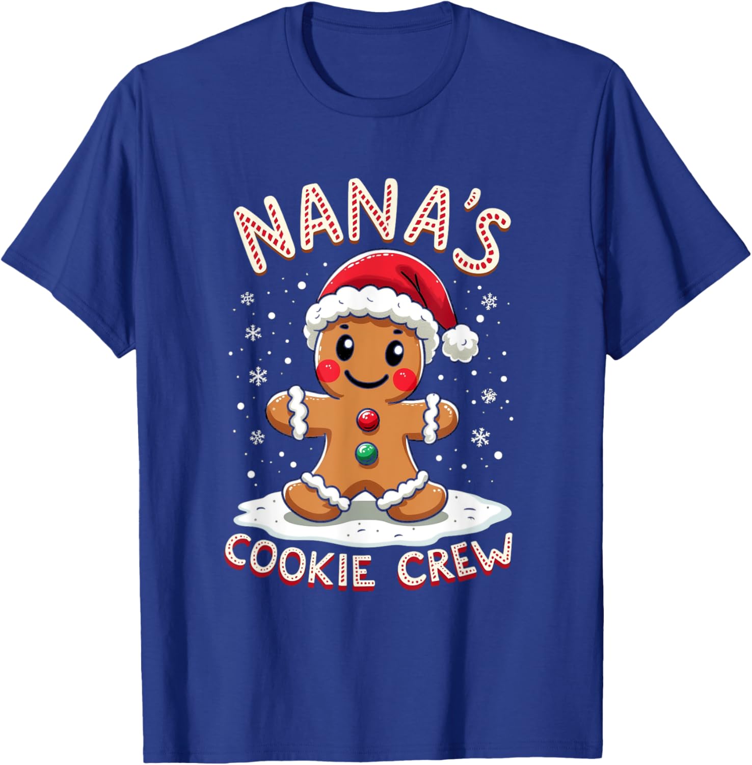 NANA'S COOKIE CREW Holiday Gingerbread T-Shirt - T-Shirt | Royal