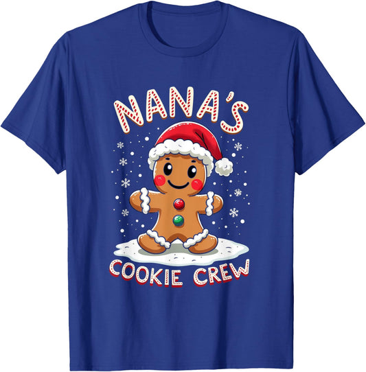 NANA'S COOKIE CREW Holiday Gingerbread T-Shirt - T-Shirt | Royal