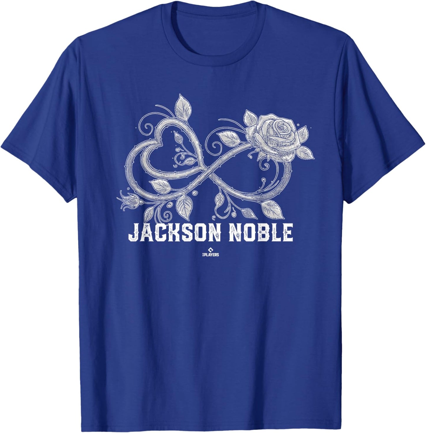 Infinite Heart Rose Thorns Jackson Noble Prospect Baseball T-Shirt - T-Shirt | Royal
