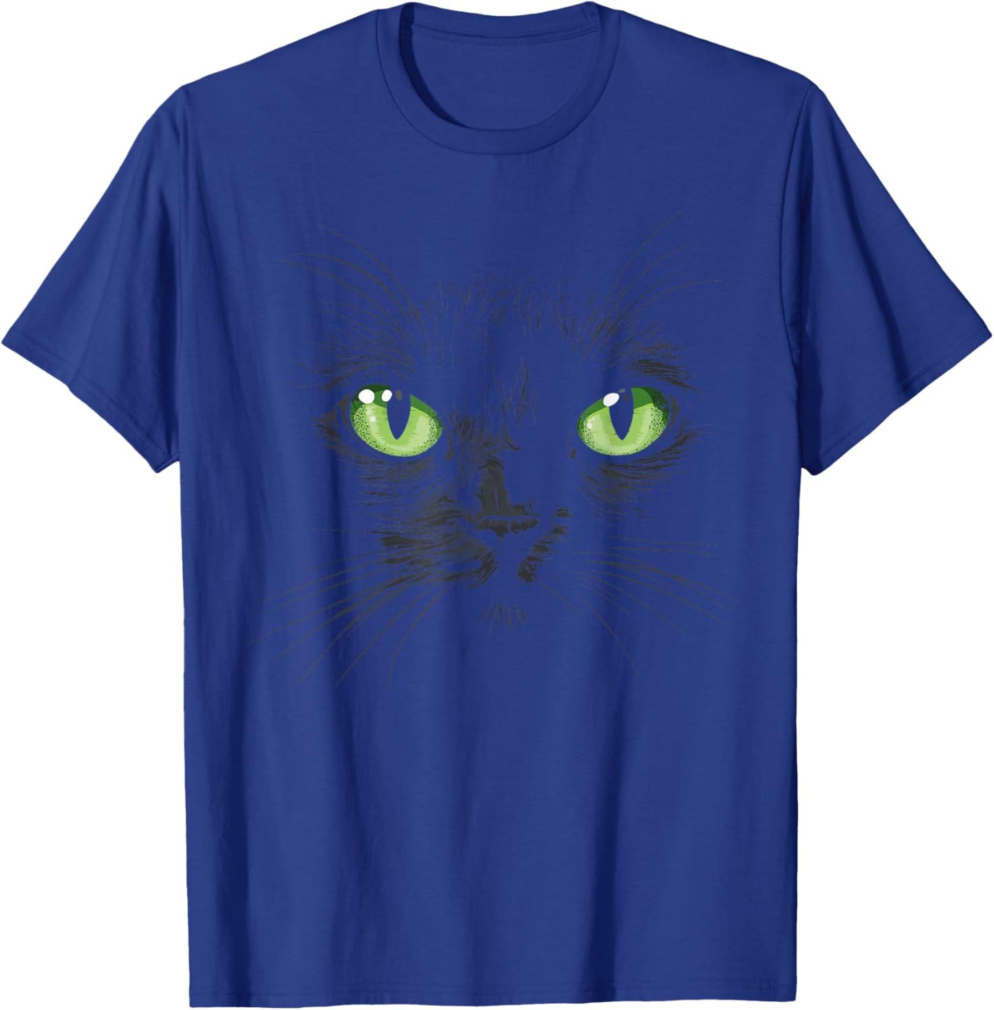 Black Cat with Green Eyes Women Kids T-Shirt - T-Shirt | Royal