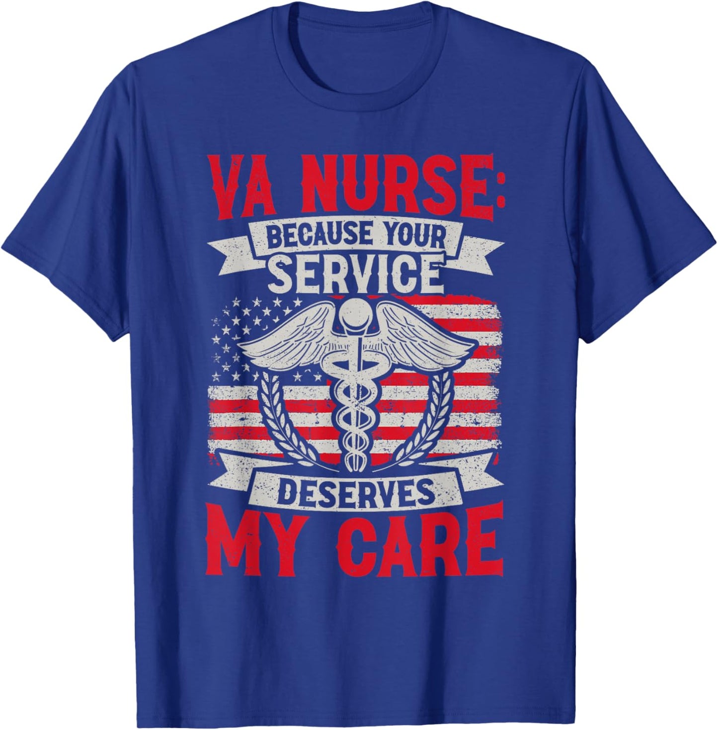 VA Nurse T-Shirt - T-Shirt | Royal