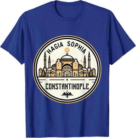 Hagia Sophia Constantinople Byzantium Souvenir Memorabilia T-Shirt - T-Shirt | Royal