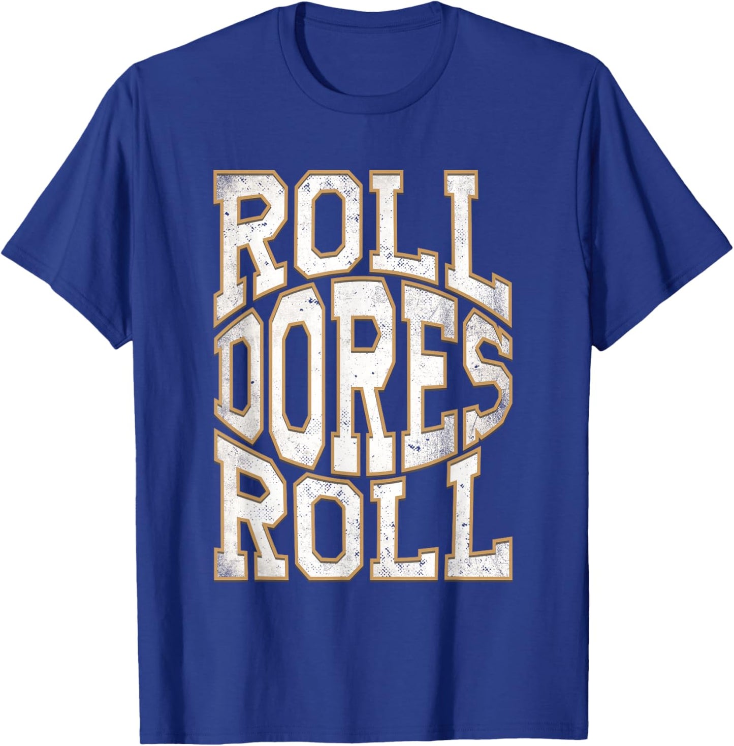 Roll Dores Roll Football T-Shirt - T-Shirt | Royal