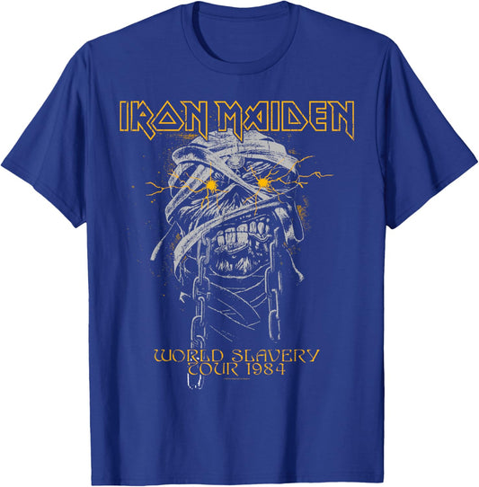 Iron Maiden - Powerslave Head Mummy Brown T-Shirt - T-Shirt | Royal