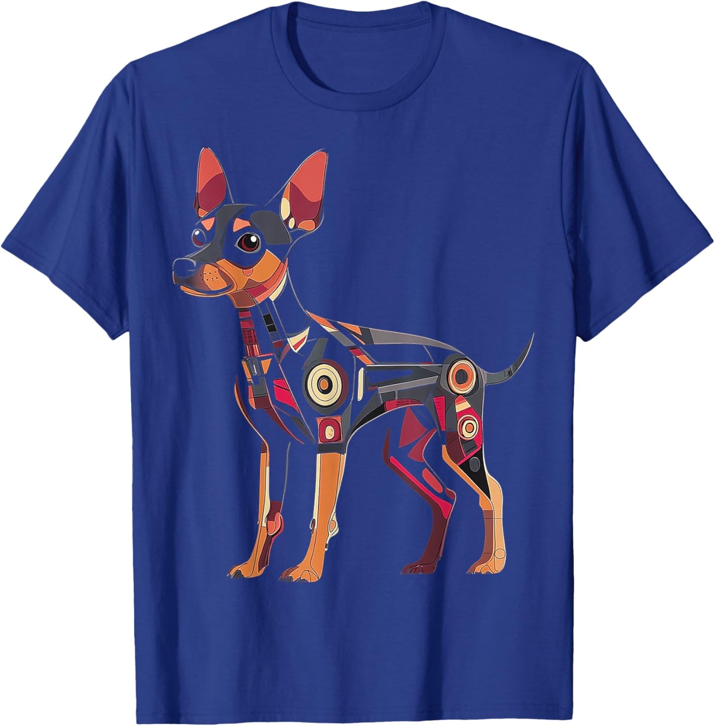 Miniature Pinscher Dog Motif Pet Art Miniature Pinscher Women Kids T-Shirt - T-Shirt | Royal