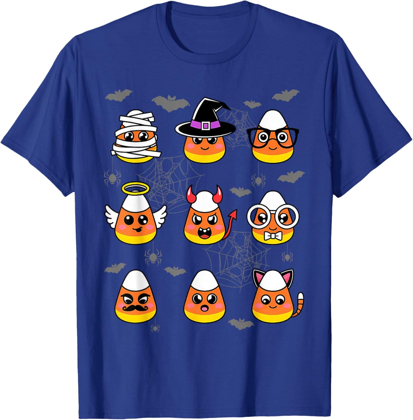 Candy Corn Costume Characters - Cute Halloween Kids T-Shirt - T-Shirt | Royal