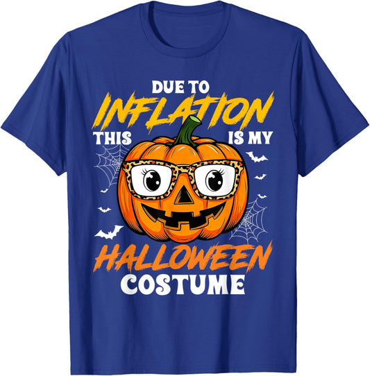 Pumpkin Halloween Costume Men Women Funny Halloween T-Shirt - T-Shirt | Royal