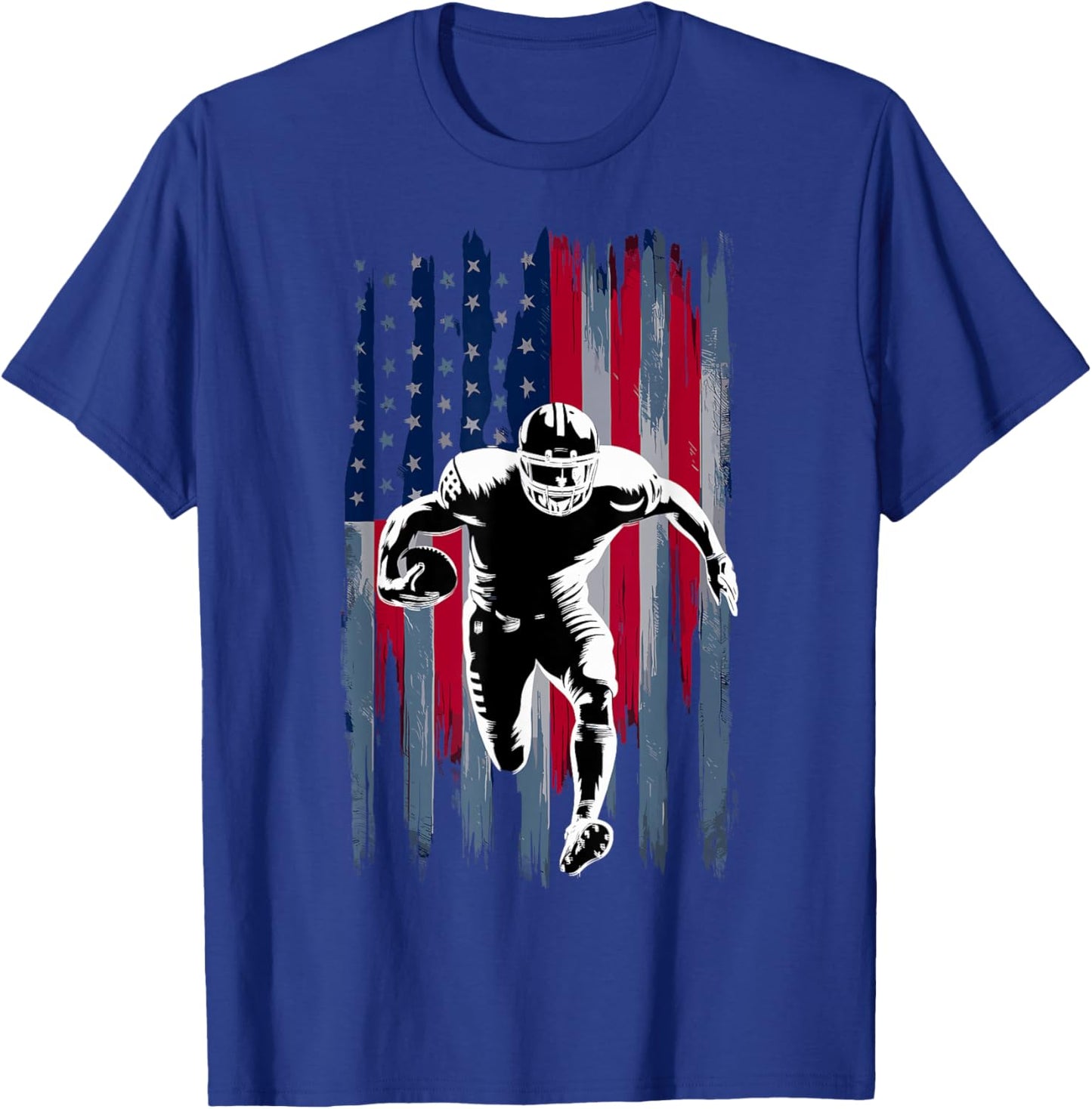 American Football Flag T-Shirt - T-Shirt | Royal
