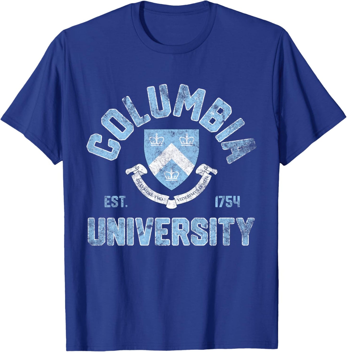 Kids Columbia Vintage Crest Arch EST. 1754 Navy | Columbia T-Shirt - T-Shirt | Royal