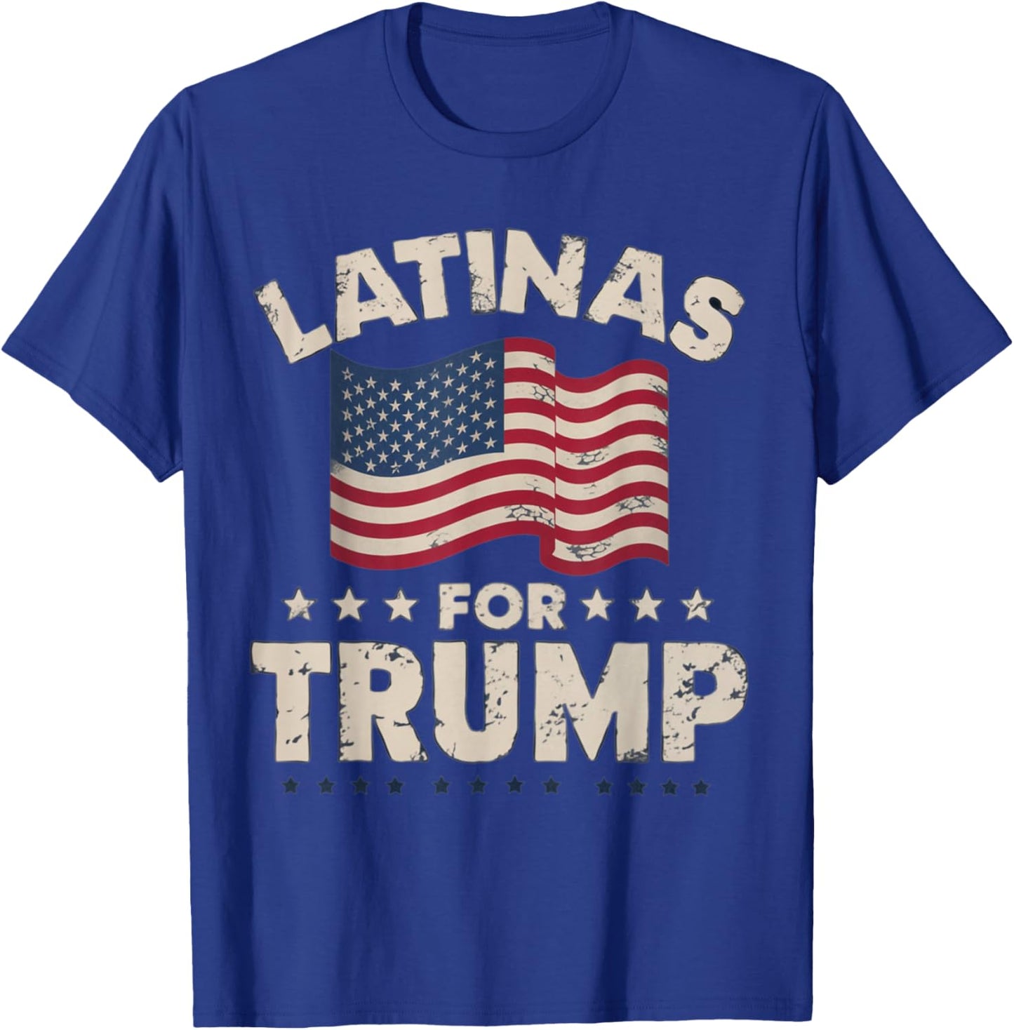 Latinas For Trump 2024 Election President Hispanic T-Shirt - T-Shirt | Royal