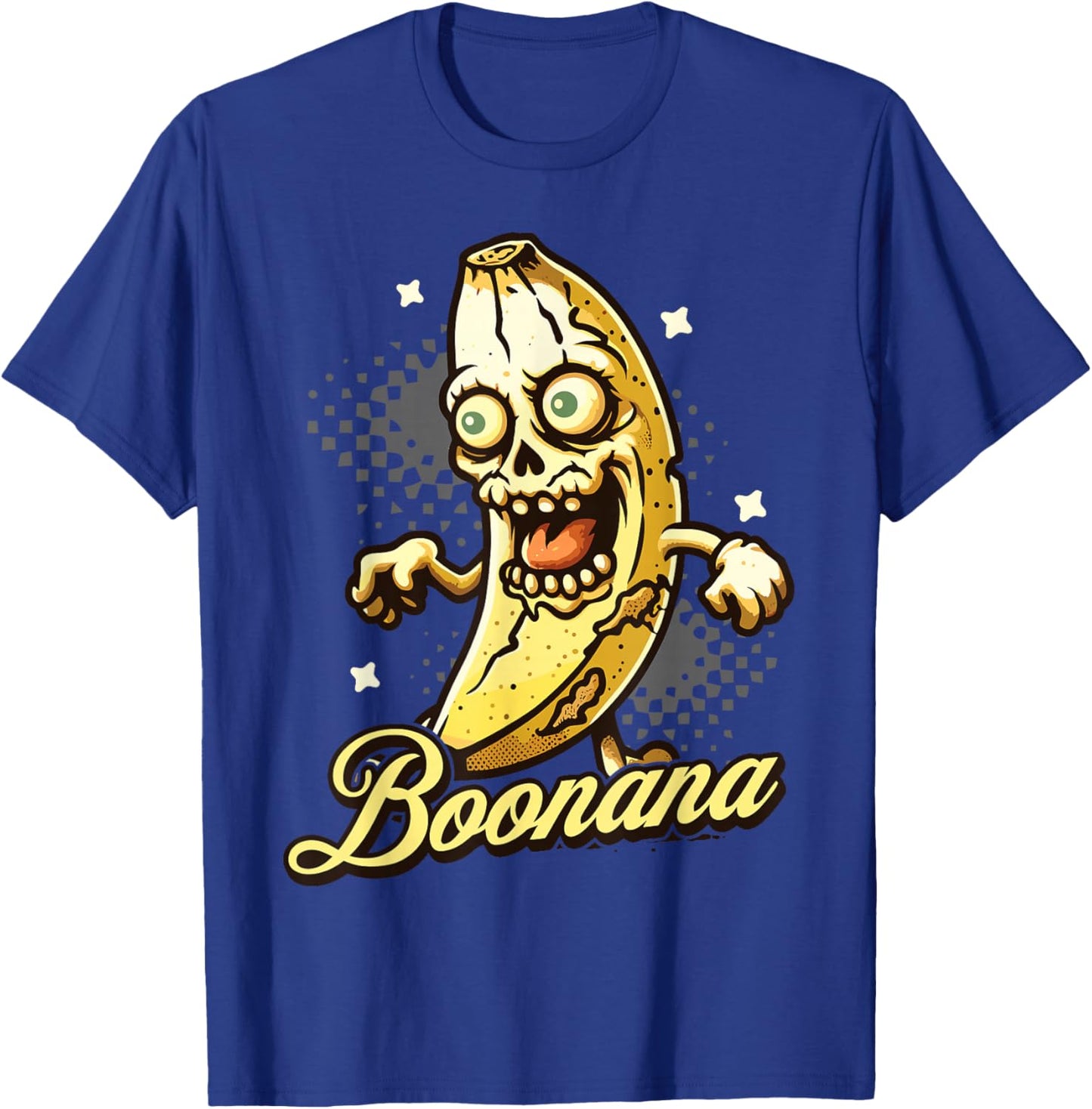 Funny Banana Zombie Boonana Scary Zombies T-Shirt - T-Shirt | Royal