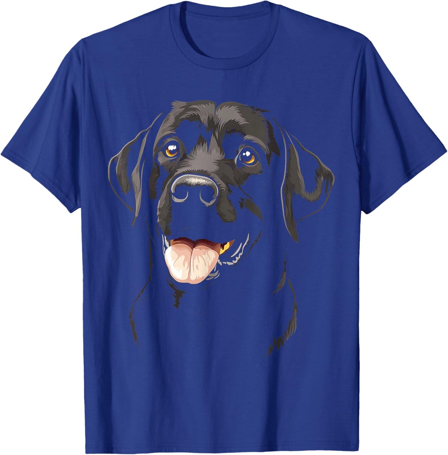 Labrador Retriever Dog Motif Pet Art Labrador Retriever T-Shirt - T-Shirt | Royal