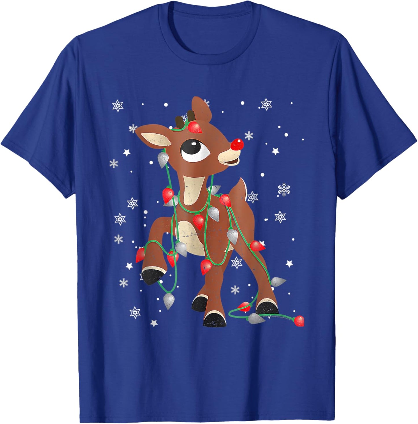 Rudolph The Red Nose Reindeer For Kids And Christmas Fan T-Shirt - T-Shirt | Royal