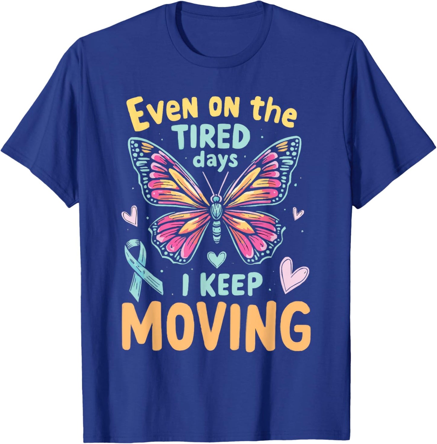 Hypothyroidism Underactive Thyroid Disease Chronic Illness T-Shirt - T-Shirt | Royal