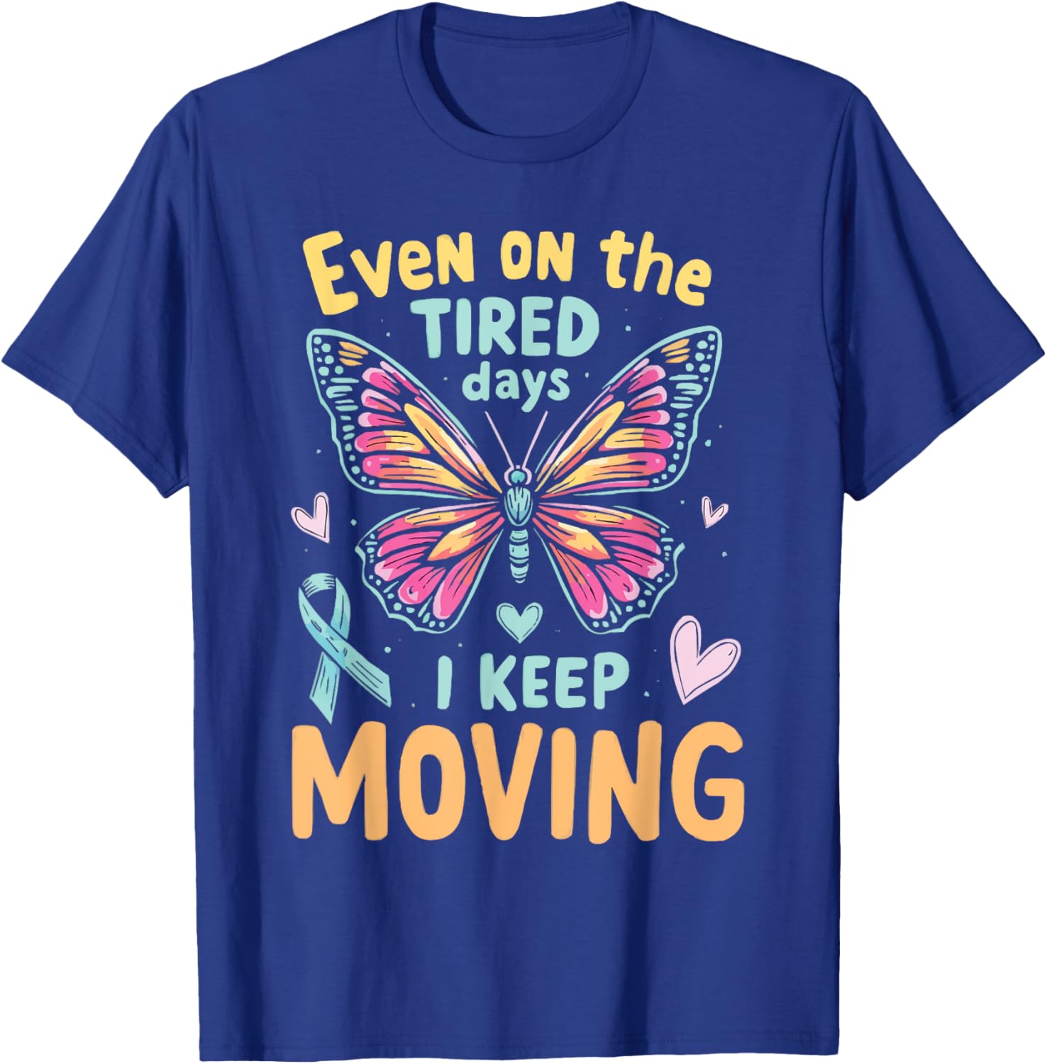 Hypothyroidism Underactive Thyroid Disease Chronic Illness T-Shirt - T-Shirt | Royal