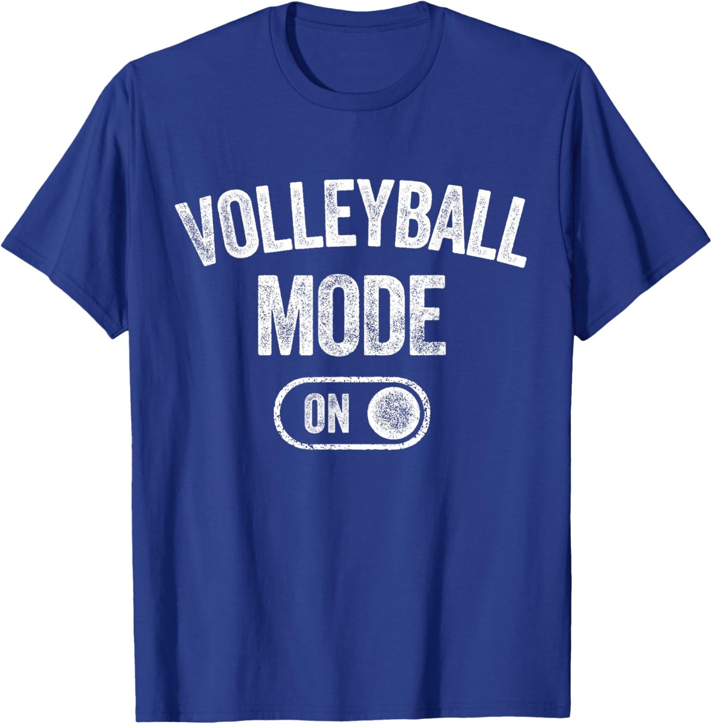 Volleyball Mode On Funny Spiker Gift Volleyball Player Coach T-Shirt - T-Shirt | Royal