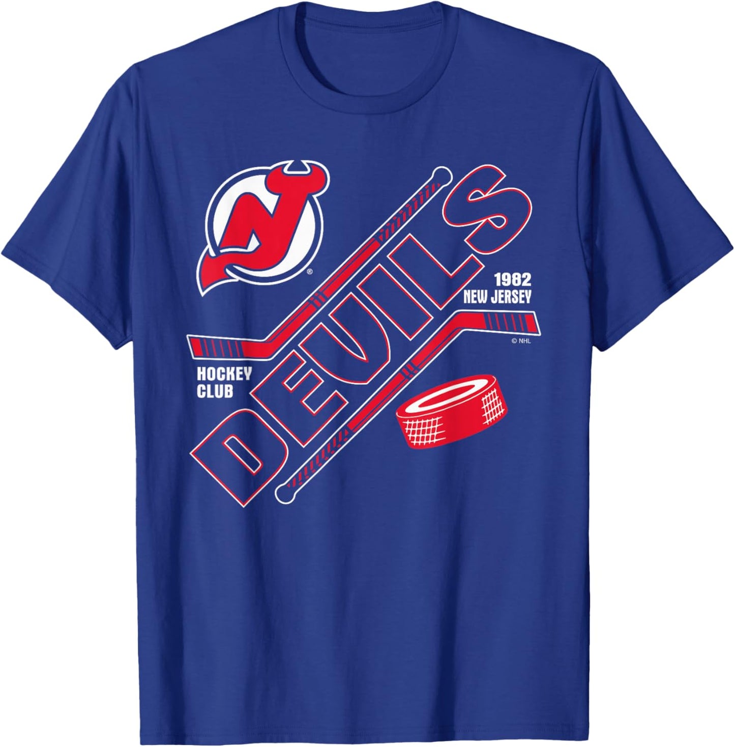 New Jersey Devils Force Black Officially Licensed T-Shirt - T-Shirt | Royal