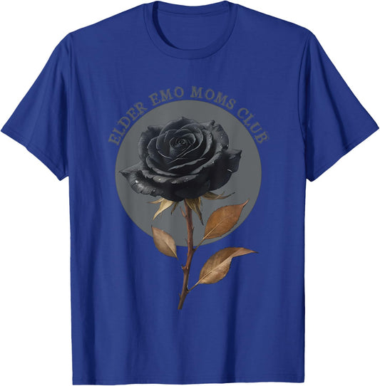 Elder Emo Moms Club Goth Punk Emo Gift T-Shirt - T-Shirt | Royal