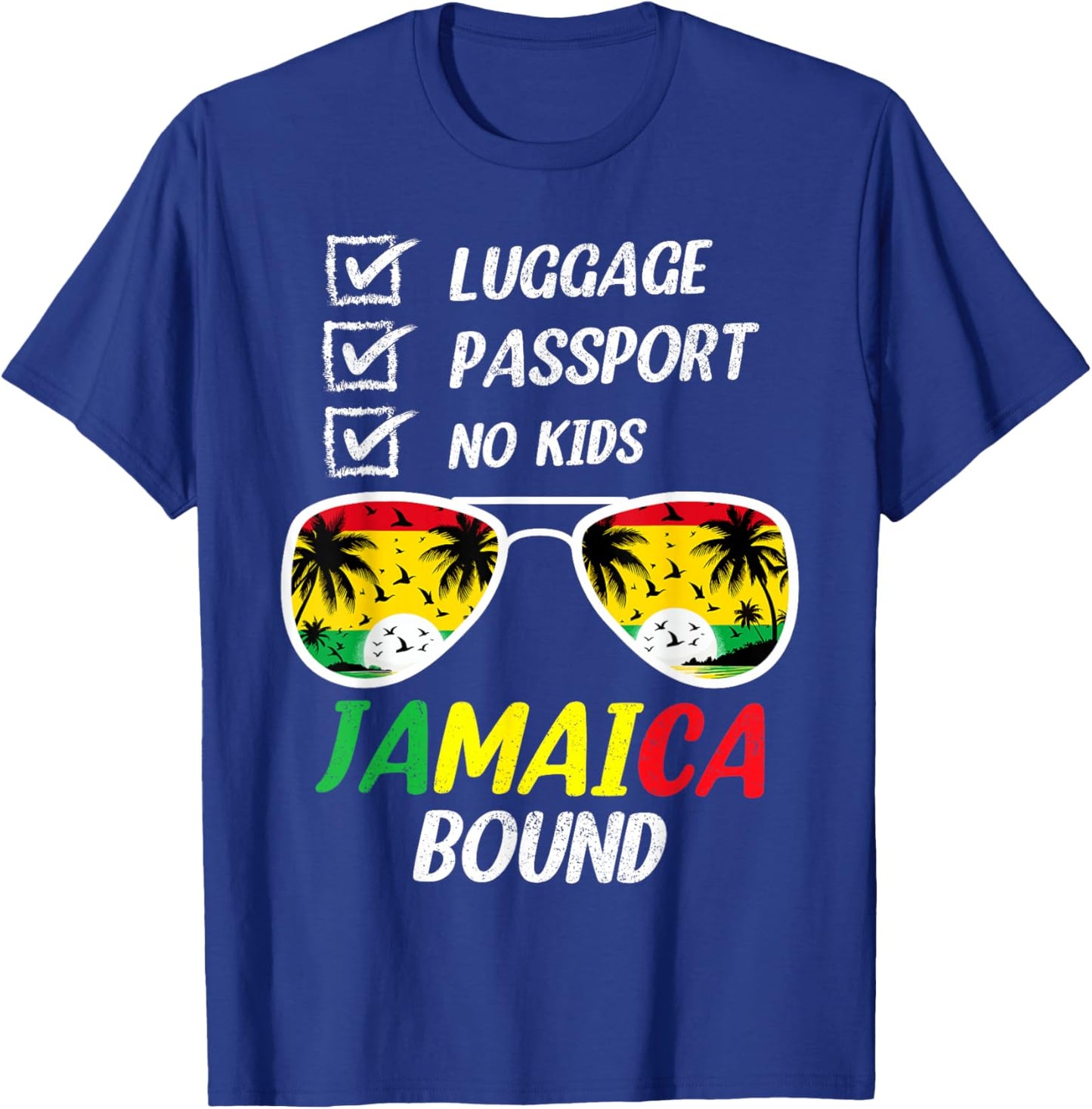 Jamaican Travel Vacation Trip Outfit to Jamaica Men Women T-Shirt - T-Shirt | Royal