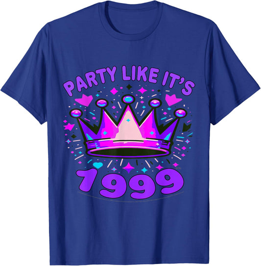 Party Like Its 1999 - Design KB-12b T-Shirt - T-Shirt | Royal