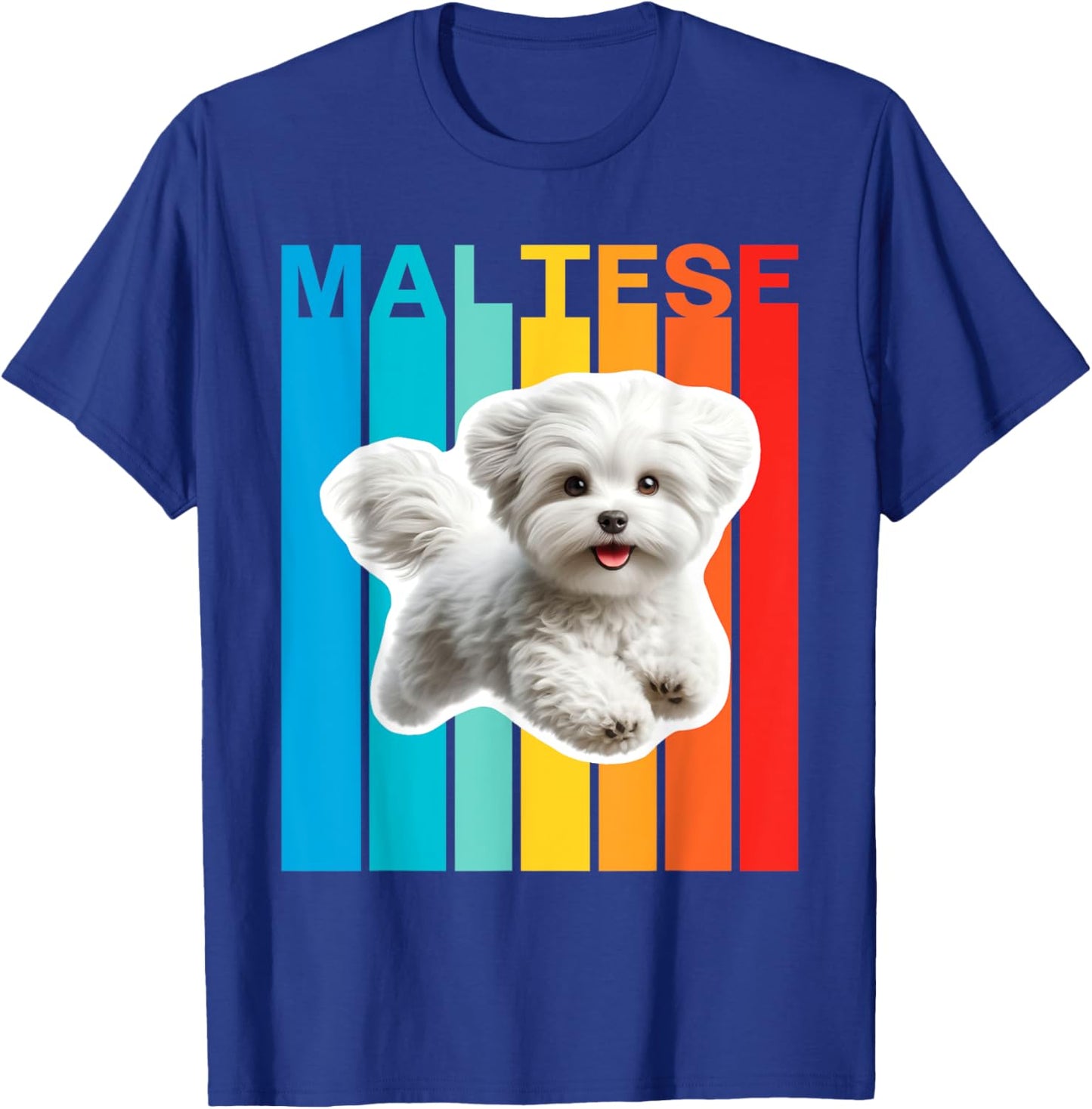 Colorful Maltese T-Shirt - T-Shirt | Royal