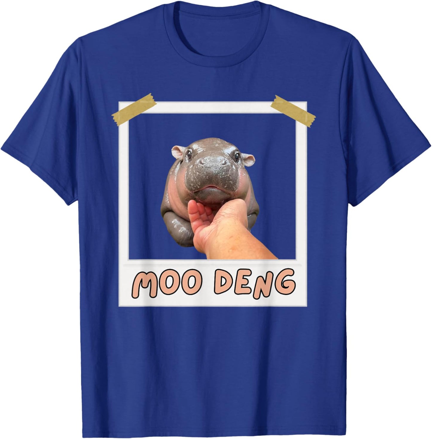 Moo-Deng Baby Pygmy Hippo Cute Zoo For Family T-Shirt - T-Shirt | Royal