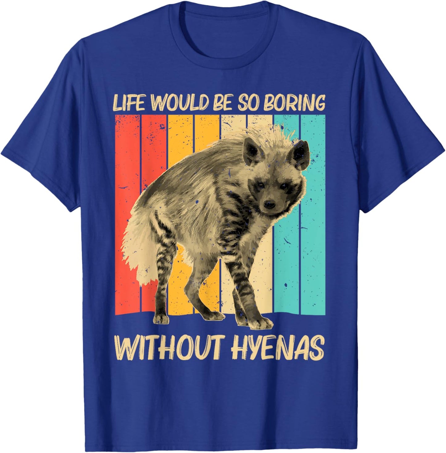 Cool Hyena Design Women African Animal Hyena Lover T-Shirt - T-Shirt | Royal