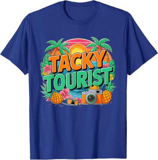 Vacay Tacky Tourist Outfits for Kids Men Women T-Shirt - T-Shirt | Royal