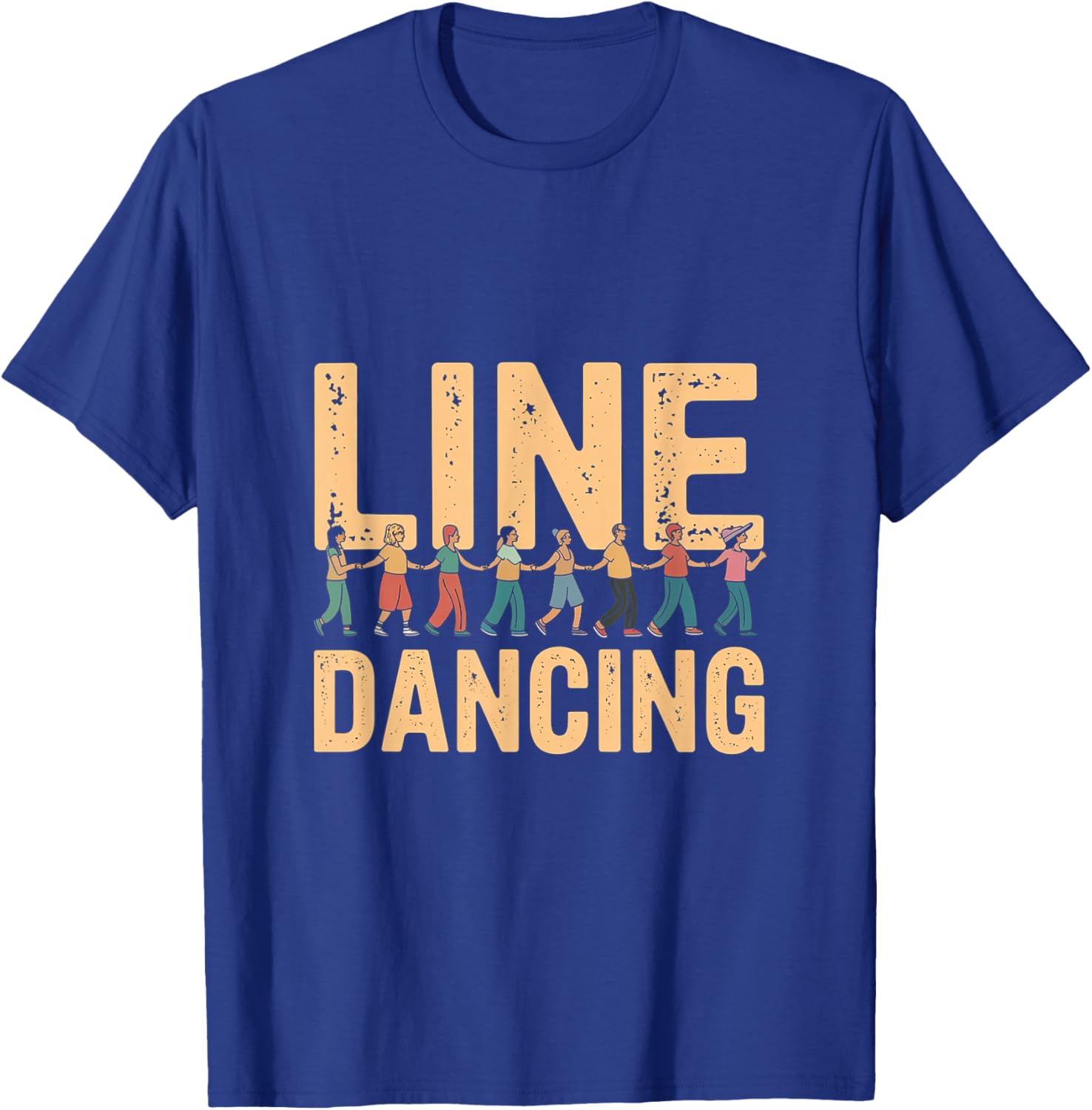 Line Dancing Line Dance T-Shirt - T-Shirt | Royal