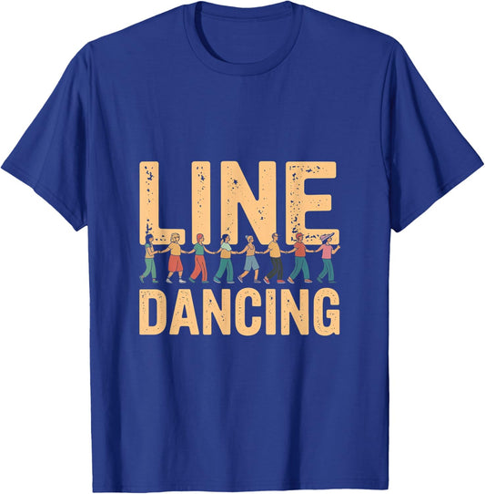 Line Dancing Line Dance T-Shirt - T-Shirt | Royal