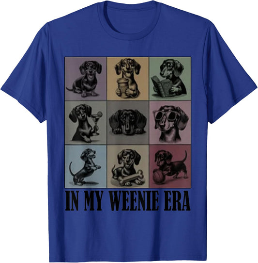 Funny Dachshund Lover Quote in My Era Dachshund Cool Dog Mom T-Shirt - T-Shirt | Royal