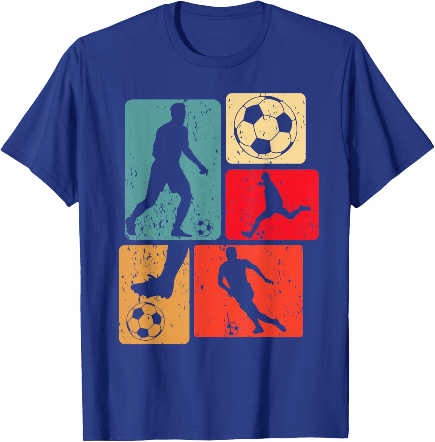 Funny Soccer Player Ball Game Enthousiast Boys Soccer T-Shirt - T-Shirt | Royal