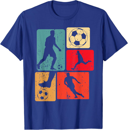 Funny Soccer Player Ball Game Enthousiast Boys Soccer T-Shirt - T-Shirt | Royal