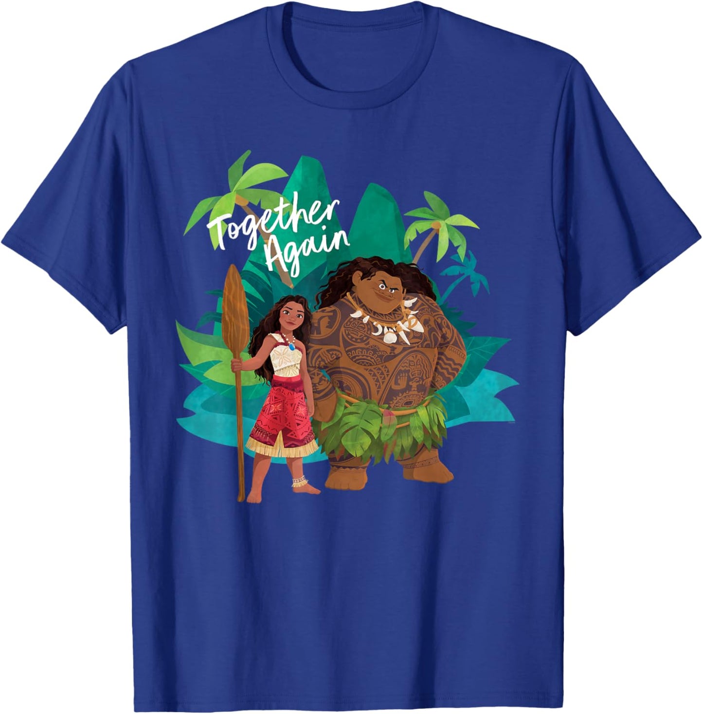 Disney Moana 2 Moana and Maui Together Again T-Shirt - T-Shirt | Royal