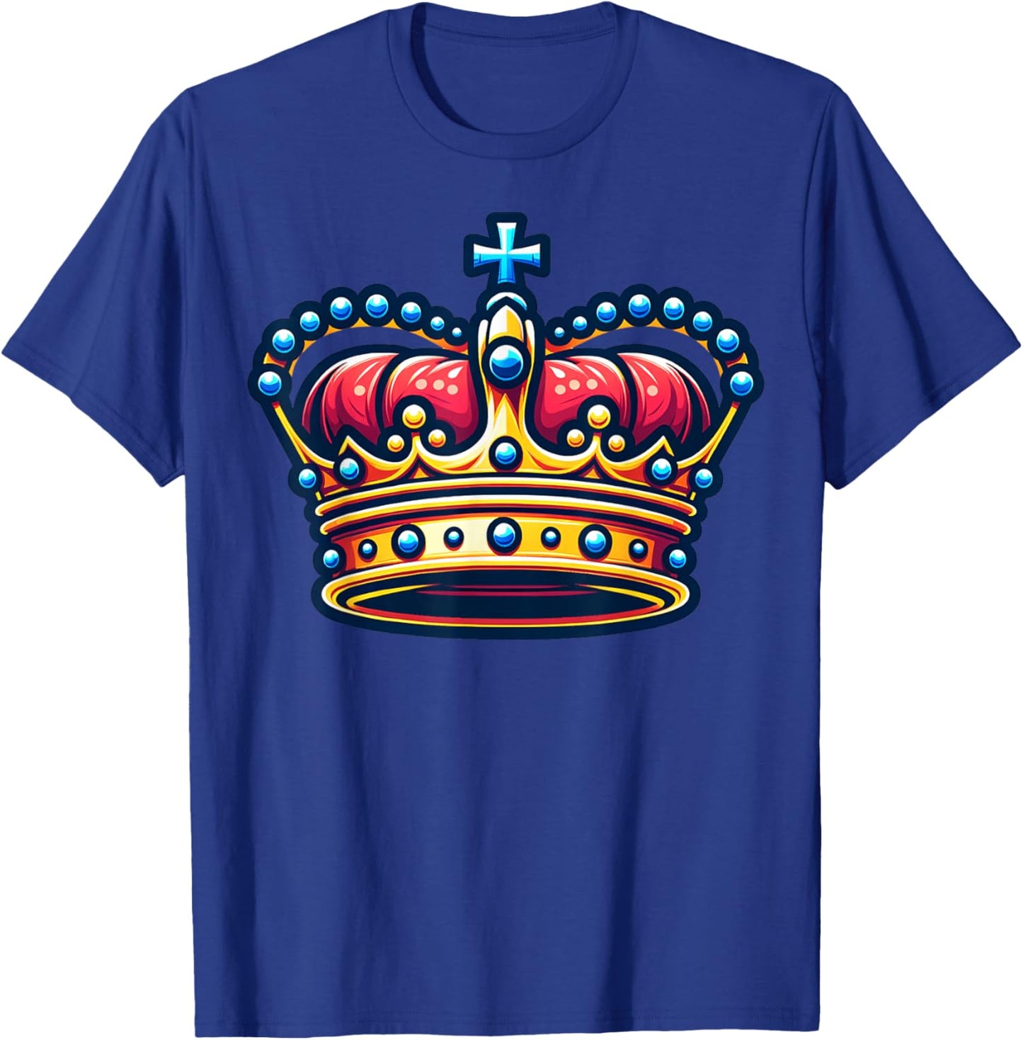 Elegant Royal Crown Illustration for Adults T-Shirt - T-Shirt | Royal