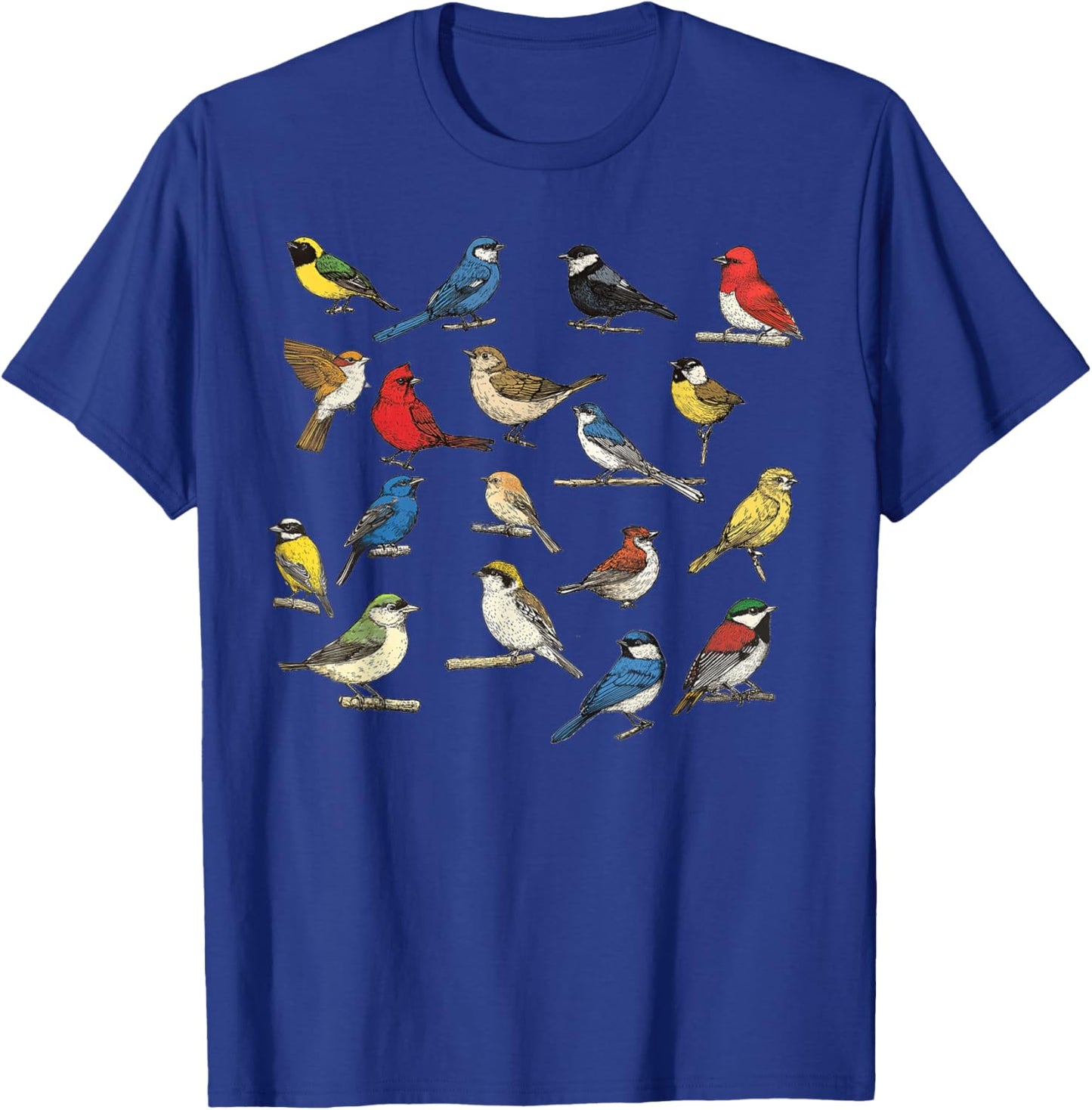 Birds Lover Watching for Watcher Bird Cool Birdwatching T-Shirt - T-Shirt | Royal