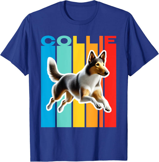 Colorful Smooth Collie T-Shirt - T-Shirt | Royal