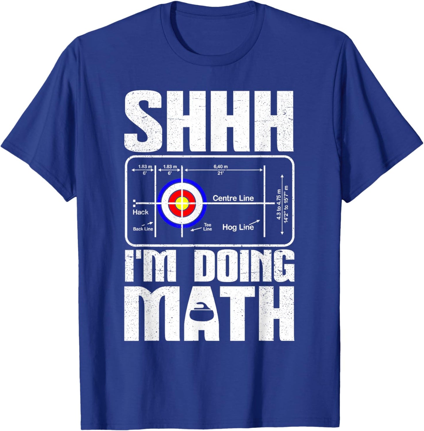 Curling Funny Curling sport T-Shirt - T-Shirt | Royal