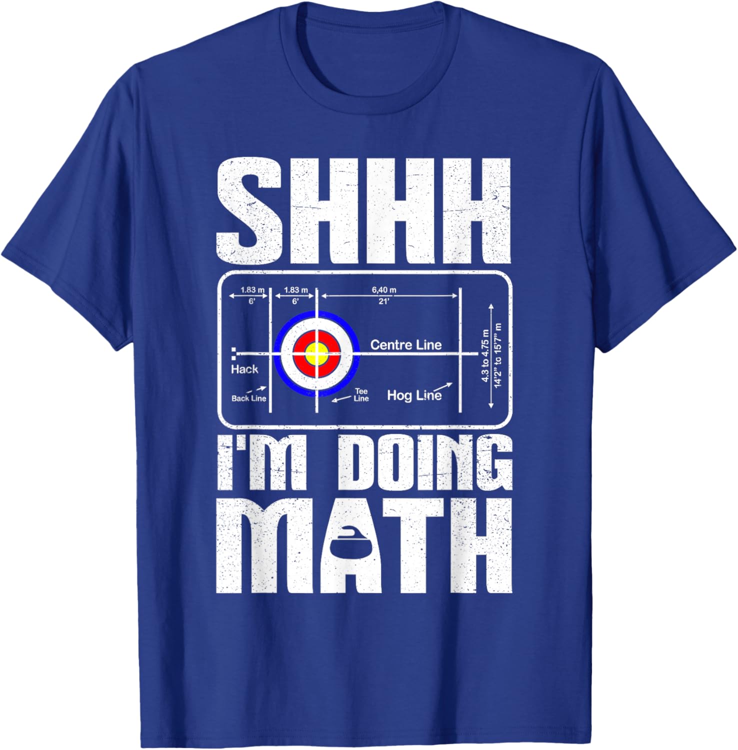 Curling Funny Curling sport T-Shirt - T-Shirt | Royal