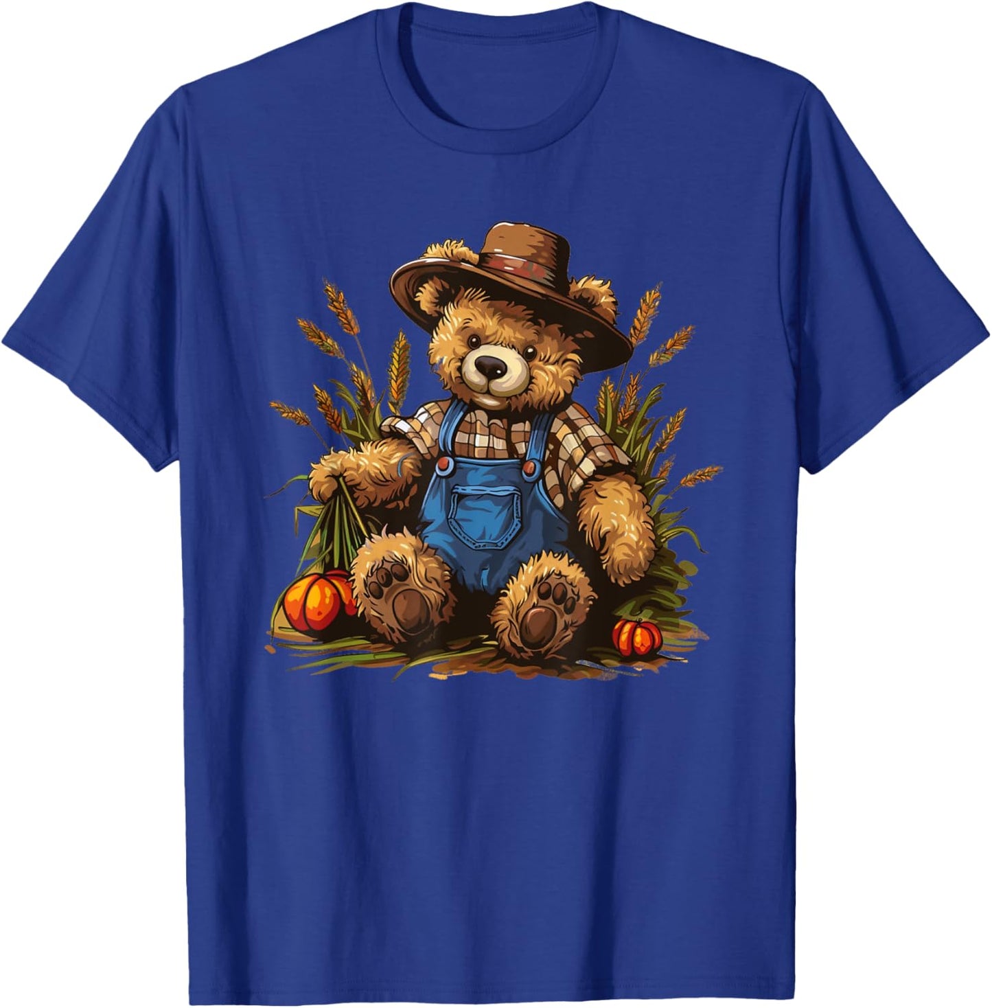 Pumpkin Harvest Time with this funny Teddy Bear Costume T-Shirt - T-Shirt | Royal