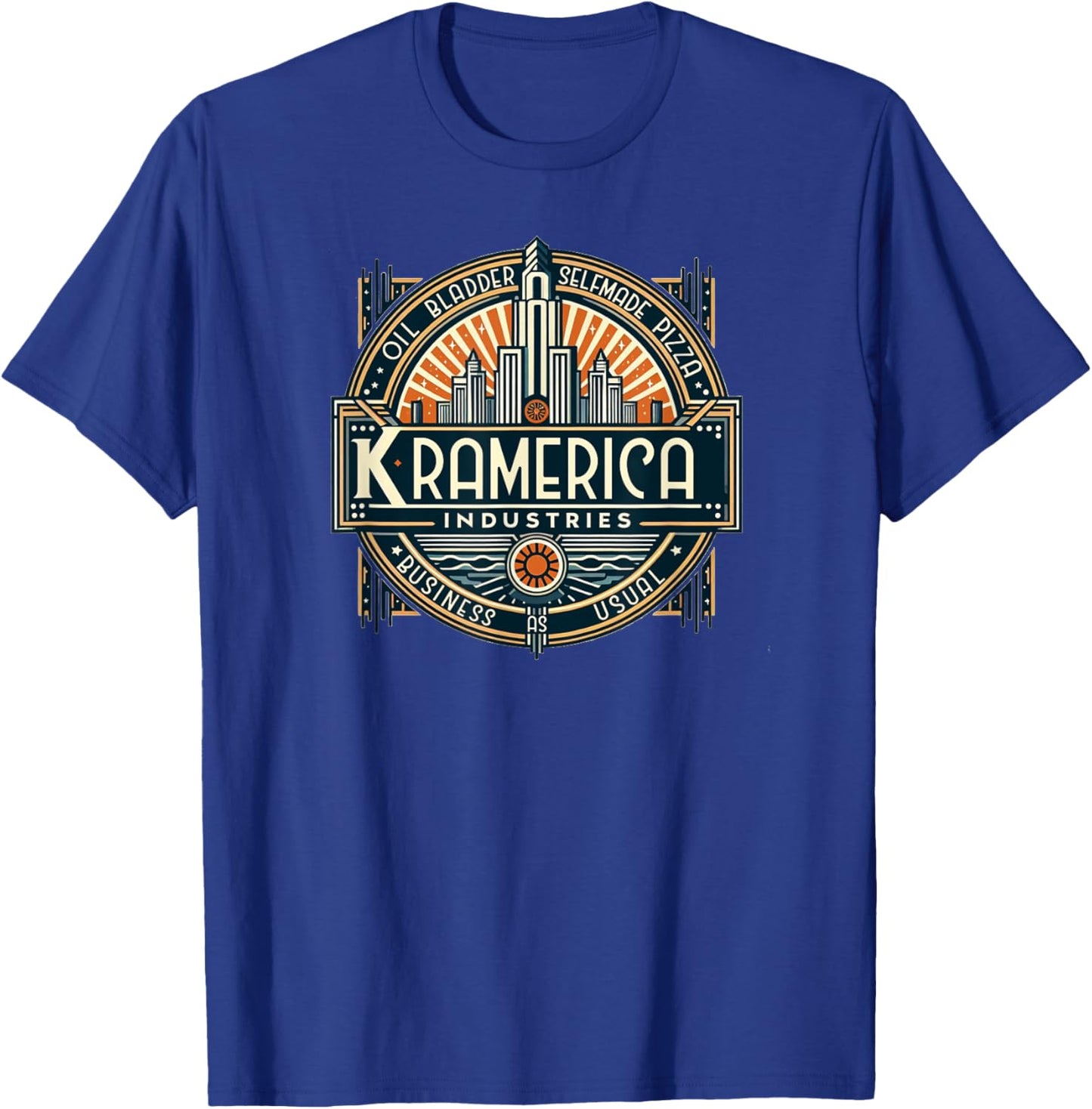 Art Deco Kramerica Industries T-Shirt - T-Shirt | Royal