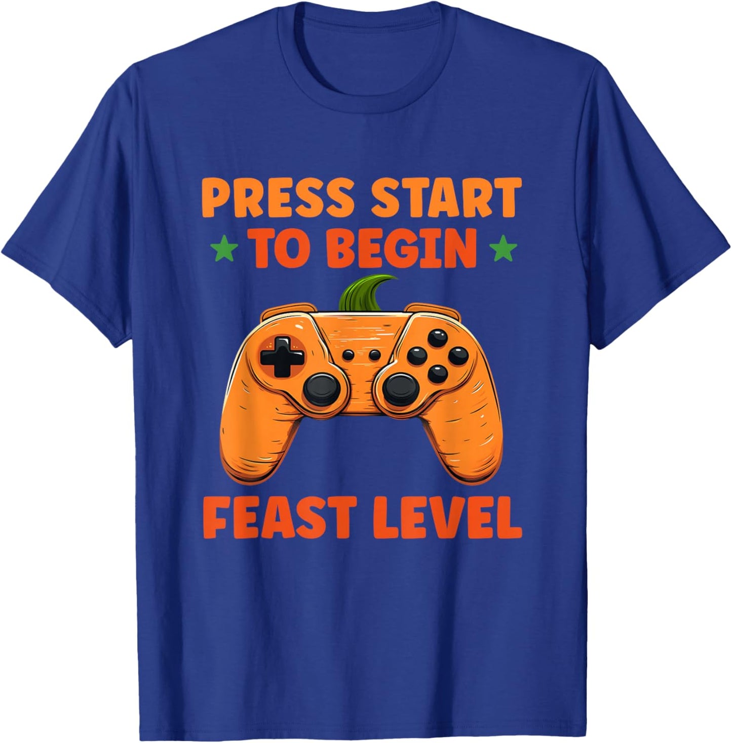 Thanksgiving Video Games Funny Gamer Boys Men Teens T-Shirt - T-Shirt | Royal