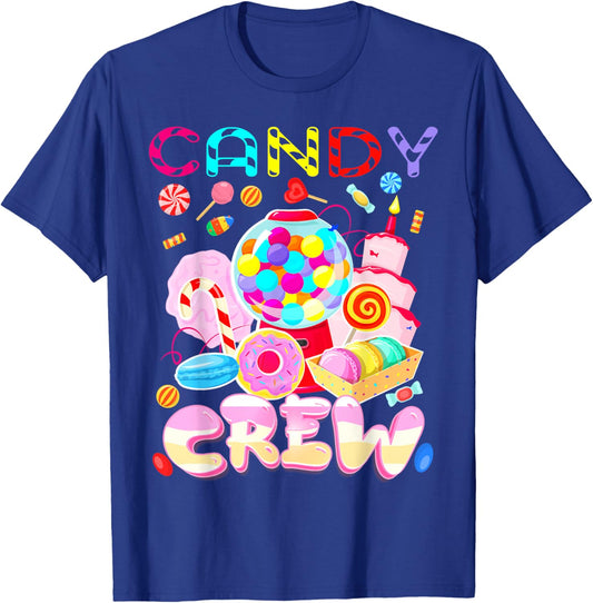 Candy Land Candy Crew Party Halloween Costumes Adult Women T-Shirt - T-Shirt | Royal