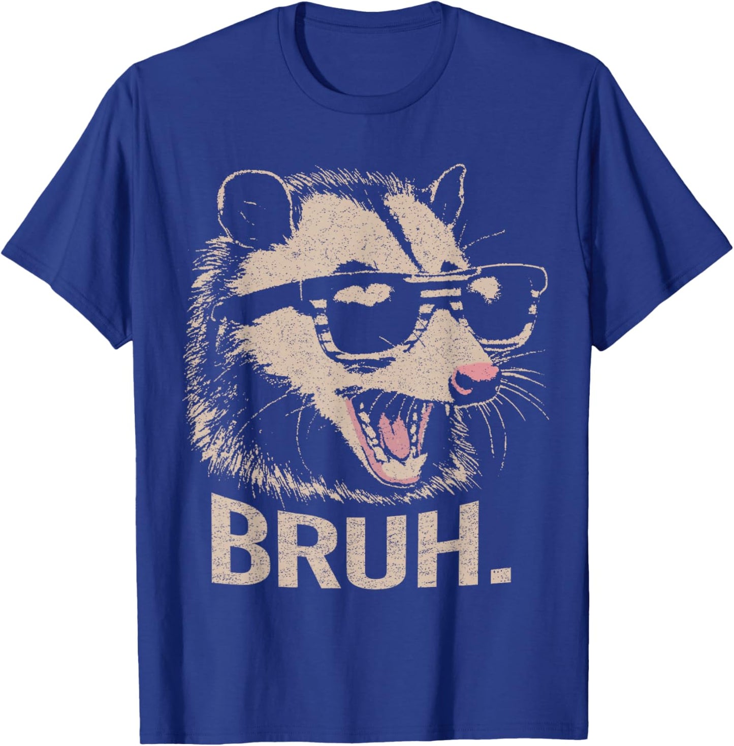 Bruh Opossum Funny Sunglasses Possum Lover Teens Slang Meme T-Shirt - T-Shirt | Royal