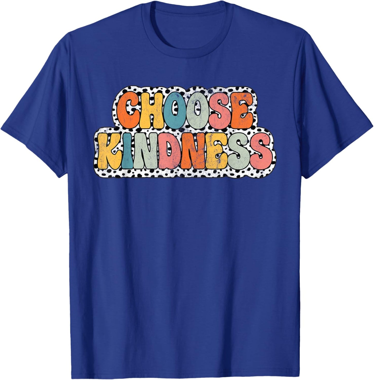 Choose Kindness Groovy Be Kind Teacher Back to school T-Shirt - T-Shirt | Royal