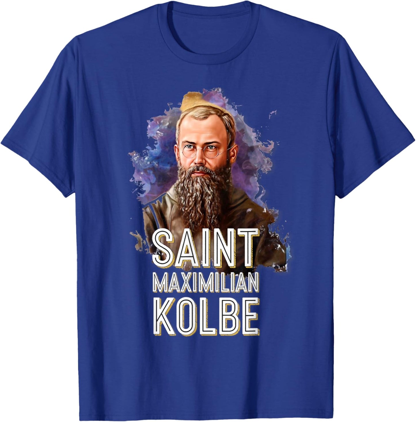 Militia of The Immaculata St. Maximilian Kolbe Catholic T-Shirt - T-Shirt | Royal
