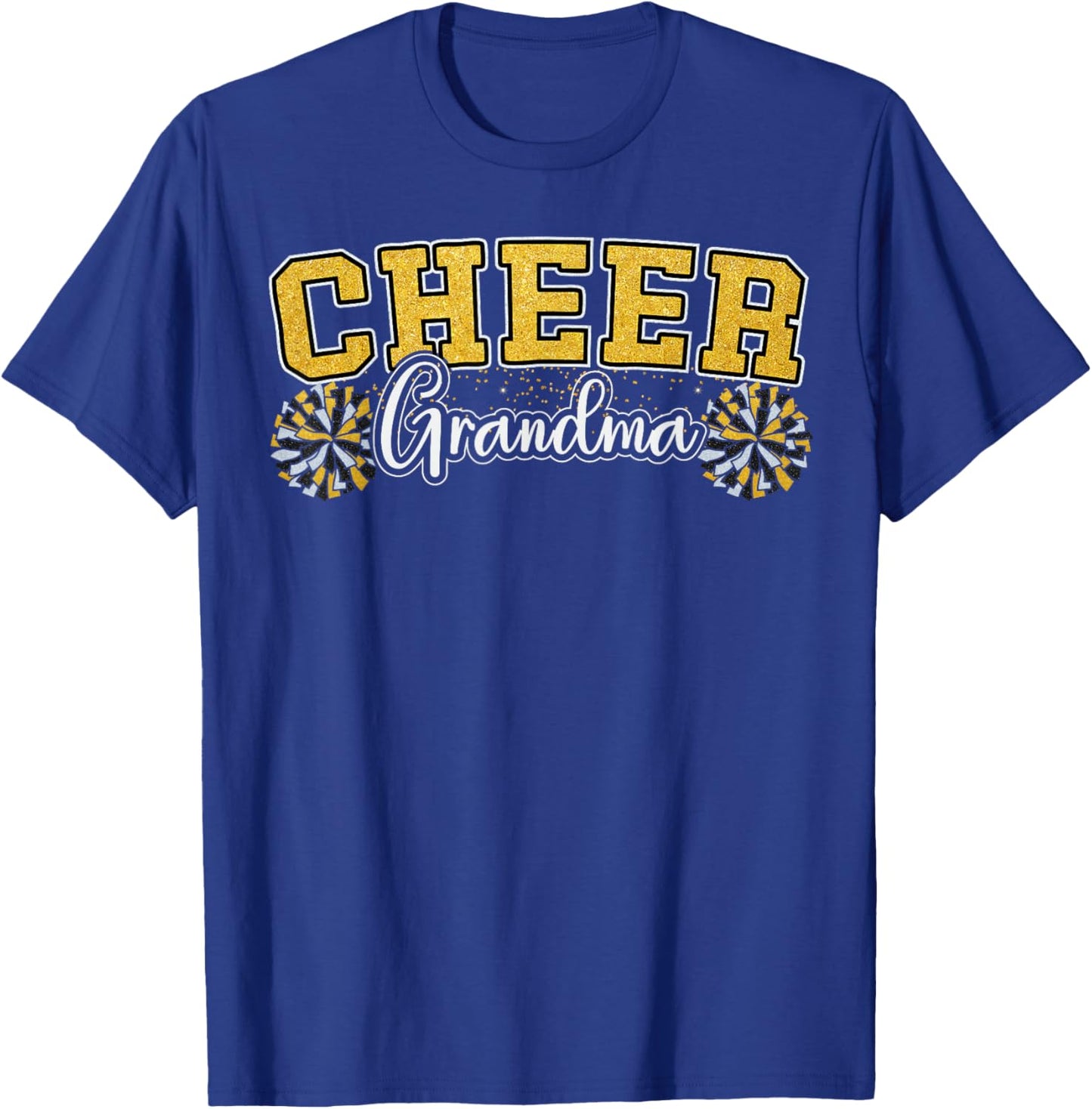Cheer Grandma My Favorite Cheerleader Calls Me G-ma Yellow T-Shirt - T-Shirt | Royal