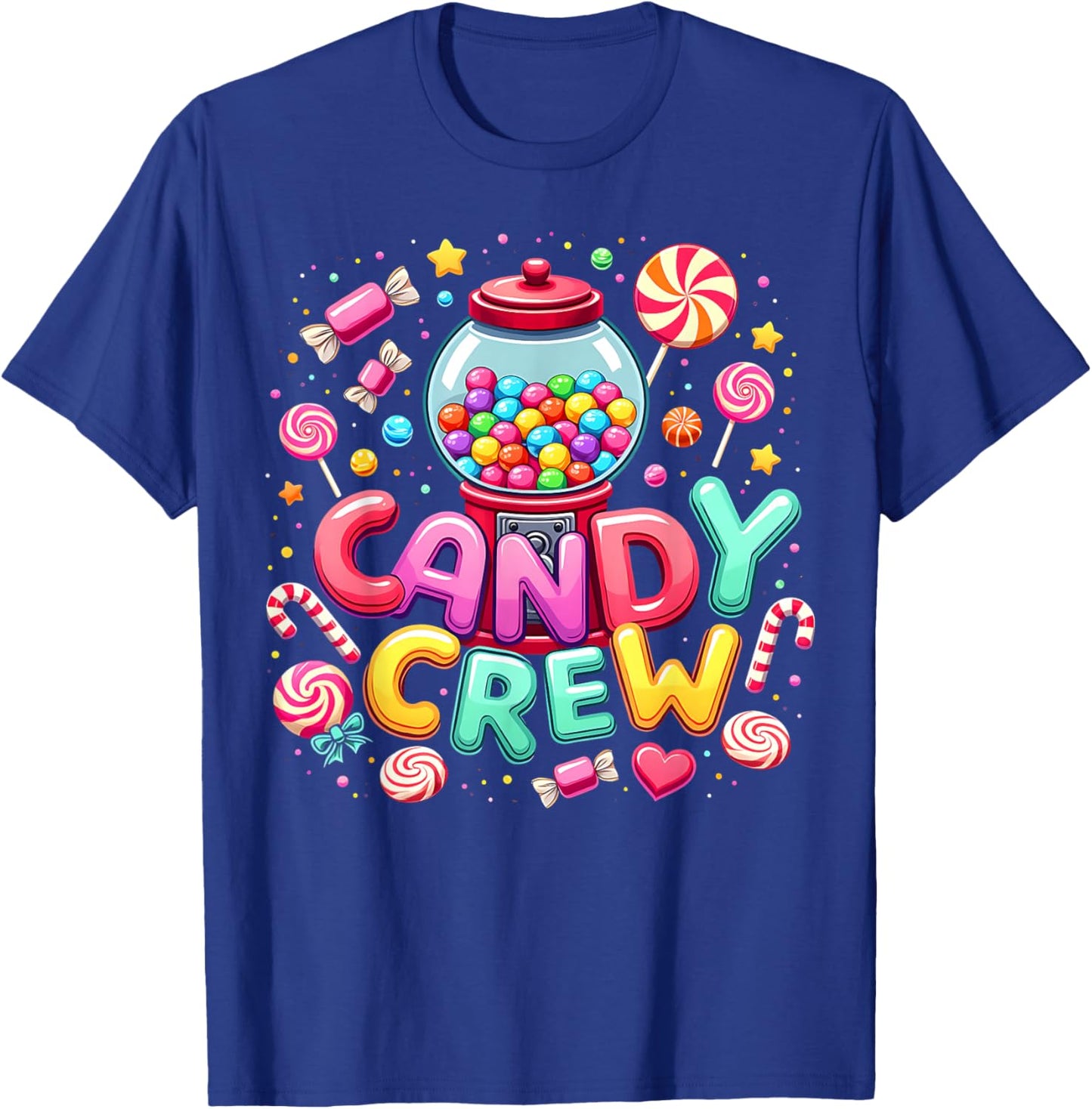 Candy Crew Candy Costume Men Women Kids Matching family T-Shirt - T-Shirt | Royal