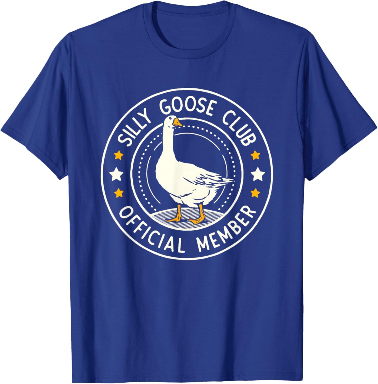 Duck Silly Goose Club Member T-Shirt - T-Shirt | Royal