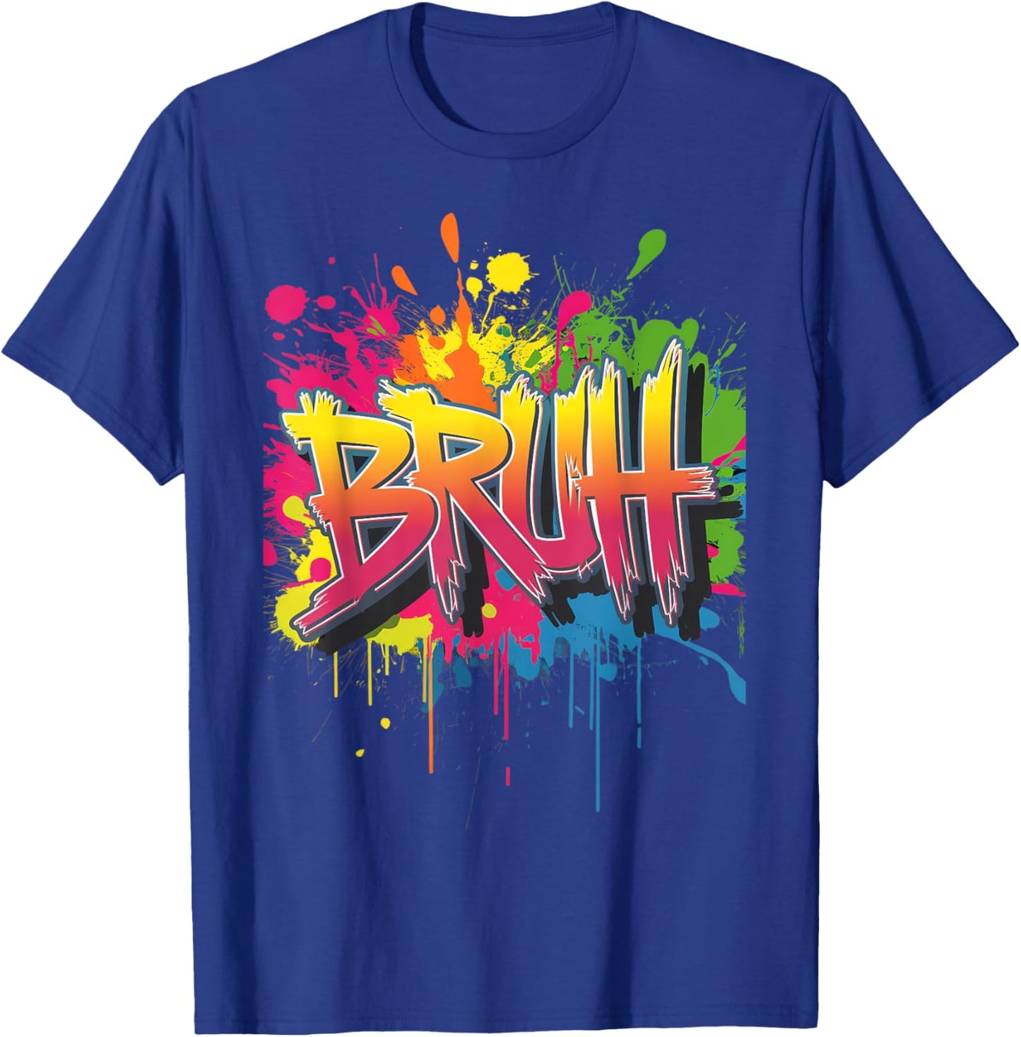 Bruh Meme Funny Christmas Saying Bro Greeting Teens Boys Men T-Shirt - T-Shirt | Royal